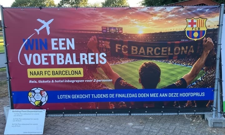 Hoofdprijs Barcelona.