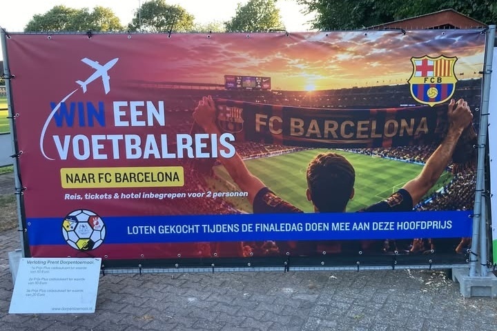 Hoofdprijs Barcelona.
