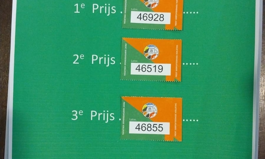 Uitslag verloting 8 augustus Hollandscheveld